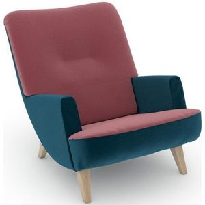 Max Winzer Loungestoel Build-a-chair Borano in retro-look, om zelf te stylen