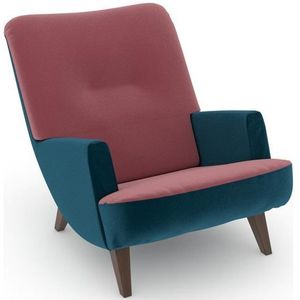 Max Winzer Loungestoel Build-a-chair Borano in retro-look, om zelf te stylen