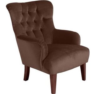 Max Winzer Chesterfield-fauteuil Bradley met elegante knoopstiksels