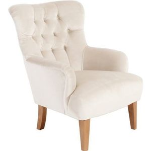 Max Winzer Chesterfield-fauteuil Bradley met elegante knoopstiksels