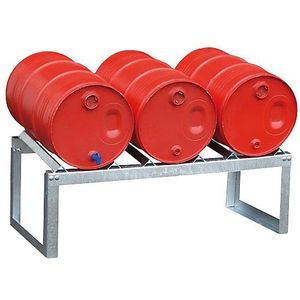 eurokraft pro Vatenbok, voor 3 vaten van 60 liter, thermisch verzinkt