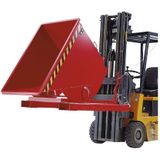 eurokraft pro Compacte kiepbak, inhoud 1 m³, vuurrood