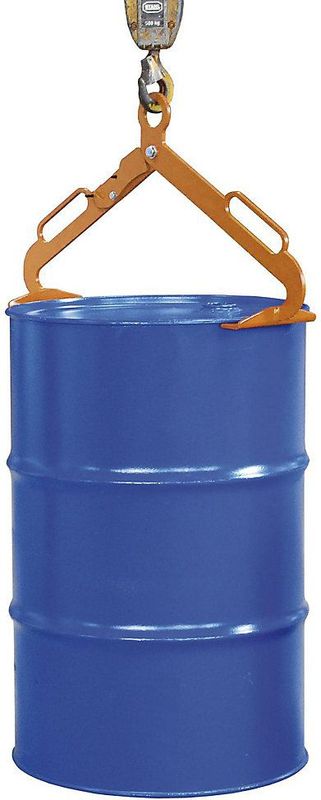 Bauer Fasszange LGZ, lackiert, Gelborange
