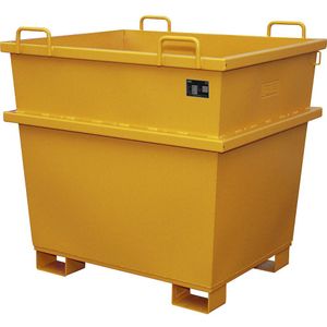 eurokraft pro Universele bakken, inhoud 1 m³, geeloranje