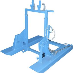 eurokraft pro Kiepsysteem voor vuilnistonnen, voor vuilnistonnen van 80 en 120 l, lichtblauw