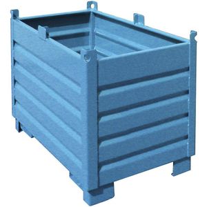 eurokraft pro Verzamelbak, inhoud 0,50 m³, lichtblauw