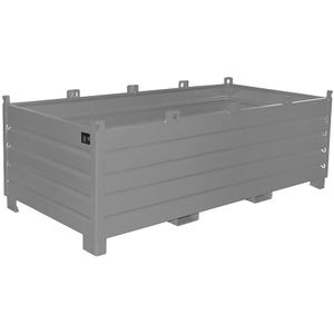 Bodemklepcontainer SB 2000, grijs