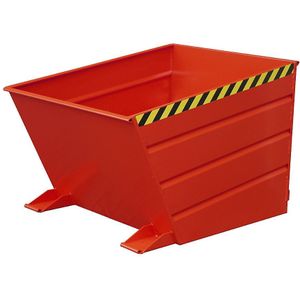 Bauer - Kippbehälter mit Hebelverschluß vd 650, lackiert, Feuerrot