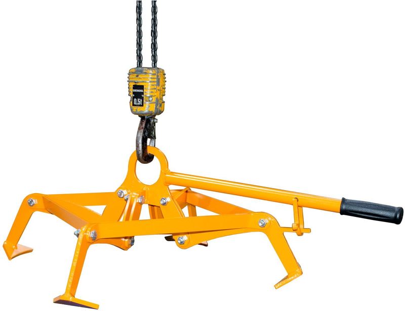 Bauer Fassgreifer 4P-D220, lackiert, Gelborange