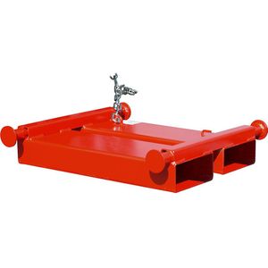 eurokraft pro Draagframe voor big-bags, draagvermogen 1000 kg, vuurrood RAL 3000