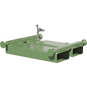 eurokraft pro Draagframe voor big-bags, draagvermogen 1000 kg, resedagroen RAL 6011