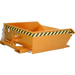 Spaanbak Bauer SMGU 610, olie- & waterdicht gelast, 610 l, oranje