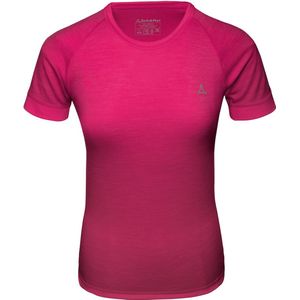 Schöffel - Merino Sport Shirt 1/2 Arm W - Ondershirt - Paars - Sneldrogend, Geur-neutraliserend, Vochtregulerend, Ademend, Warmte isolerend