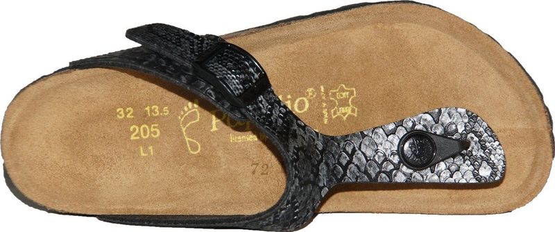 Birkenstock - Gizeh - Teenslippers - Zwart - Kurk