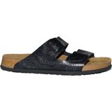 Birkenstock - Arizona Smal - Slippers - Zwart - Leer