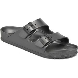 BIRKENSTOCK Arizona Sandalen - Geolied Leer - Grijs