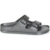 BIRKENSTOCK Arizona Sandalen - Geolied Leer - Grijs