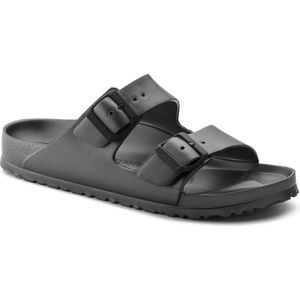 BIRKENSTOCK Arizona Eva sandalen voor dames, Grijs metallic antraciet, 40 EU Smal