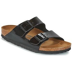 Slipper Birkenstock Women Arizona Birko-Flor Patent Black Narrow-Schoenmaat 37