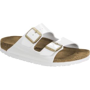 Birkenstock - Arizona - Slipper - Patent White - Birko-Flor - Kurk