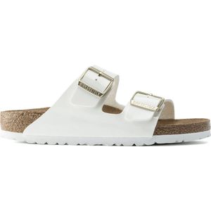 Birkenstock - Arizona - Slippers - Wit Patent - Birkoflor
