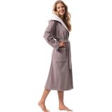 Badjas - Zacht Katoen - Met Capuchon - Oeko-Tex Goedkeuring