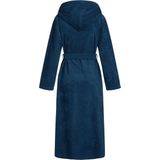 Morgenstern - Badjas - Donkerblauw - 100% Badstof Katoen - Dames - Capuchon