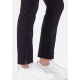 Stoffen broek met bandplooien, model 'INA'