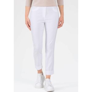 Driekwartbroek - Wit - Viscose met Stretch