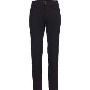 MAC Modern Fit Linnen broek zwart, Effen