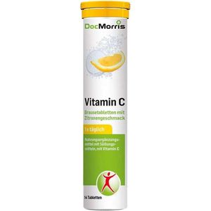 DocMorris Vitamine C Bruistabletten Citroensmaak 120mg Vit C per tablet