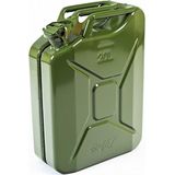 Oxid7 3 stuks 20 liter  jerrycan, brandstofjerrycan, metaal, olijfgroen met VN-goedkeuring, constructie getest