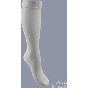 Ofa 365 katoen mt. I (36-38) wit 1 paar  compressiekousen/reiskousen/kniekousen m/v