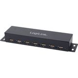 LogiLink - UA0148 - USB 2.0 Hub - Zwart - 4 Poorten - 480 Mbit/s