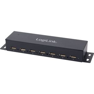 LogiLink - UA0148 - USB 2.0 Hub - Zwart - 4 Poorten - 480 Mbit/s