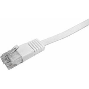 LogiLink - Patch Cable Flat Cat.5e U/UTP / Telephone 1m, wit
