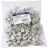 Netwerkplug Huls - RJ45 Connectoren - Grijs - 100 Stuks