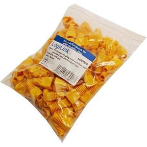 Rj45 Yellow Boot/Kink Protection Sleeve 5,88Mm - 100-Pack