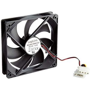 LogiLink - FAN103 - Ventilator - Zwart - 120 x 120 x 25 mm