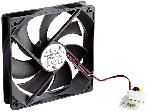 LogiLink - FAN103 - Ventilator - Zwart - 120 x 120 x 25 mm