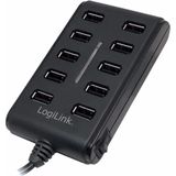LogiLink USB 2.0 Hub, 10-Port mit EIN/AUS Schalter