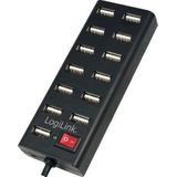LogiLink UA0126 - Hub - USB 2.0 - Zwart