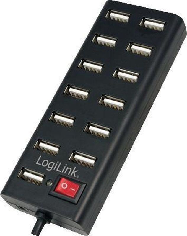 LogiLink UA0126 - Hub - USB 2.0 - Zwart