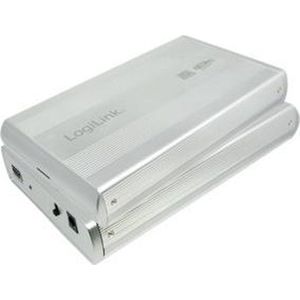 LogiLink - Externe Harde Schijf Behuizing - Zilver - Aluminium - USB 3.0