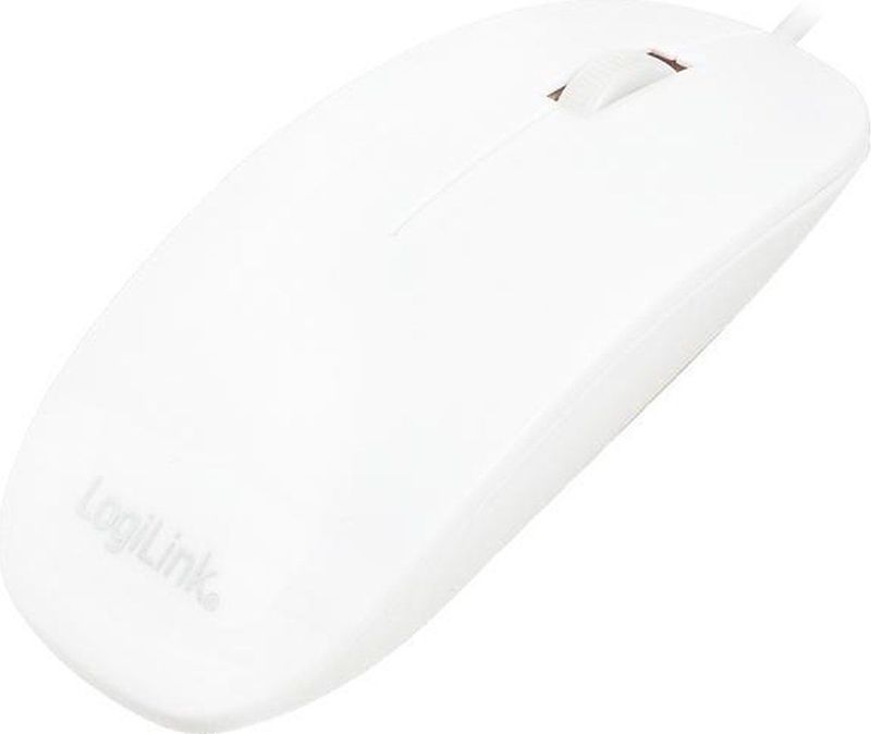 LogiLink - OP-620D - Muis - Wit - Bedraad met USB-aansluiting