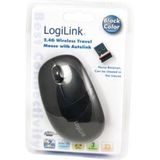 LogiLink - Draadloze Optische Muis - Zwart - 2,4 GHz - USB Ontvanger