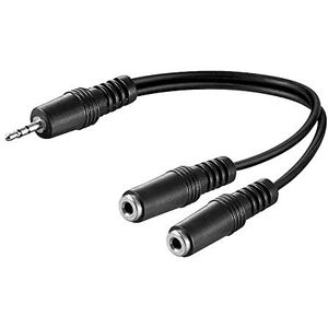 LogiLink Audio cable 0,20m 1x3,5 auf 2x3,5 Stereo Jacks (CA1046)