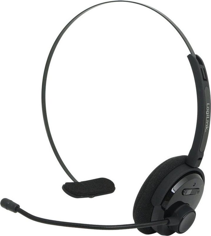 LogiLink - Bluetooth V3.0 - Draadloze Headset - Zwart - USB Type-B