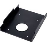 2,5'' SATA HDD/SSD naar 3,5'' Slot Montage Frame - Zwart - Inclusief Kabels