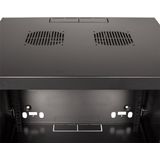 LogiLink - W06F64B - Wandgemonteerde Kast - Donkergrijs - 19 Inch Rack